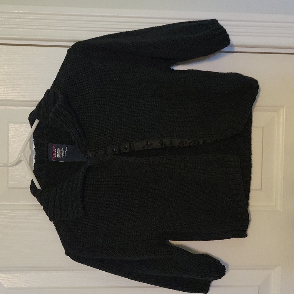 Tommy H Black Sweater Cardigan. VGUC, Size 8/10